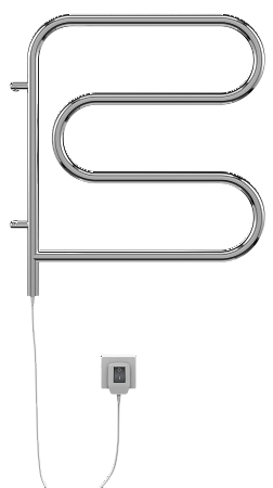 Электро 25 F-обр 600х600 поворотный Полотенцесушитель TERMINUS Екатеринбург - фото 2