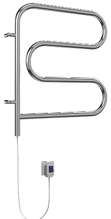 Электро 25 F-обр 500х500 поворотный Полотенцесушитель  TERMINUS Екатеринбург - фото 1