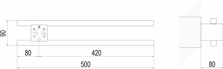 Полка Электро П2 ПРОФ 500х90 NEW Екатеринбург - фото 4